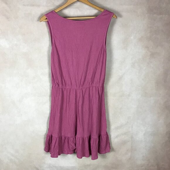 BEBOP Ruffled-Hem Rose Pink Peasant Knit Dress NWT XS - Picture 6 of 10